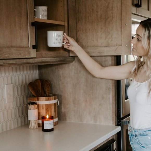 🆕 TIRED AS A MOTHER RUSTIC CAMPFIRE COFFEE MUG - Picture 4 of 4